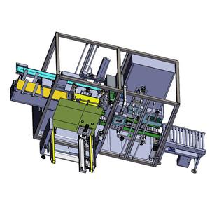 Custom Automatic Carton Box Forming Filling Sealing Packaging Machine Case Packer Manufacturer Packaging Line Full Automatic