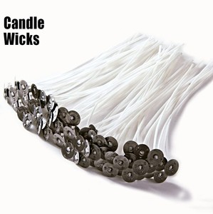Mechas De algodón preenceradas con lengüetas, Para telas De Tubo, Velas, 100 unidades - Product Image 1
