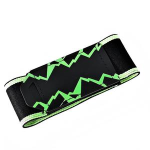 Correas de Pierna para Ciclismo Forever, Color Negro y Verde Reflectante, para Ciclismo Nocturno, Accesorios para Bicicleta, para Hombres Adultos, BG 5209 - Product Image 2