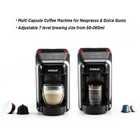 Cafetera Portátil Chulux para el Hogar y Hoteles, Cafetera Espresso Capuccino Chulux, Cafetera de Cápsulas