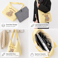 Sac pour ordinateur portable Cloud avec pochette intérieure amovible, étui rembourré souple pour ordinateur, sac bandoulière pour femme OEM ODM