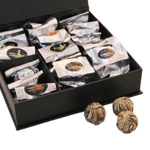 Caja de regalo de té floreciente Año Nuevo Regalo de Navidad Flor Bola de té Soporte directo de fábrica Paquete OEM en Anhui <span class=keywords><strong>Huangshan</strong></span> - Product Image 1