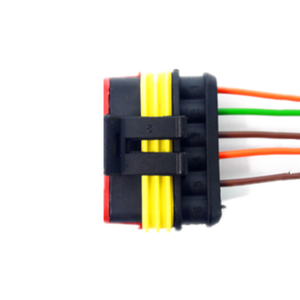 ขั้วต่อสายไฟกันน้ำแอมป์1 <span class=keywords><strong>2</strong></span> 3 4 5 6พินอุปกรณ์เสริมยานยนต์แบบกำหนดเอง - Product Image 4