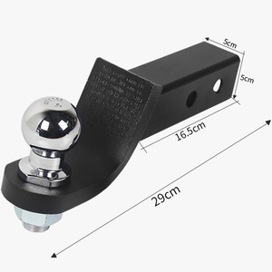 <span class=keywords><strong>Boule</strong></span> d'<span class=keywords><strong>attelage</strong></span> de remorquage de remorque sécurisée à montage par <span class=keywords><strong>boule</strong></span> d'<span class=keywords><strong>attelage</strong></span> de chute en acier de construction solide - Product Image 2