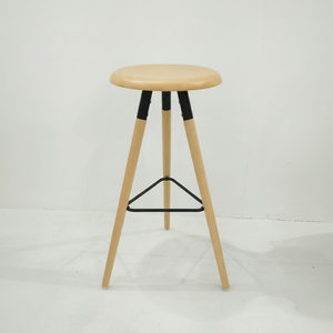 Taburetes de Bar de madera modernos de fábrica para cocina, comedor, uso en hoteles - Product Image 1