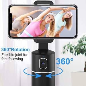 Support de téléphone à suivi automatique du visage à 360 degrés, sans application, suivi rapide du visage, trépied de bureau pour selfie, vlog, vidéo en direct, <span class=keywords><strong>YouTube</strong></span>, TikTok - Product Image 3