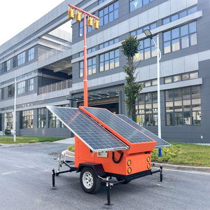 Torre Luminosa Solare Mobile a LED da 9m, Impermeabile IP67, Sistema Fotovoltaico da 1410W per Lavori su Infrastrutture Remote Off-Grid - Product Image 5