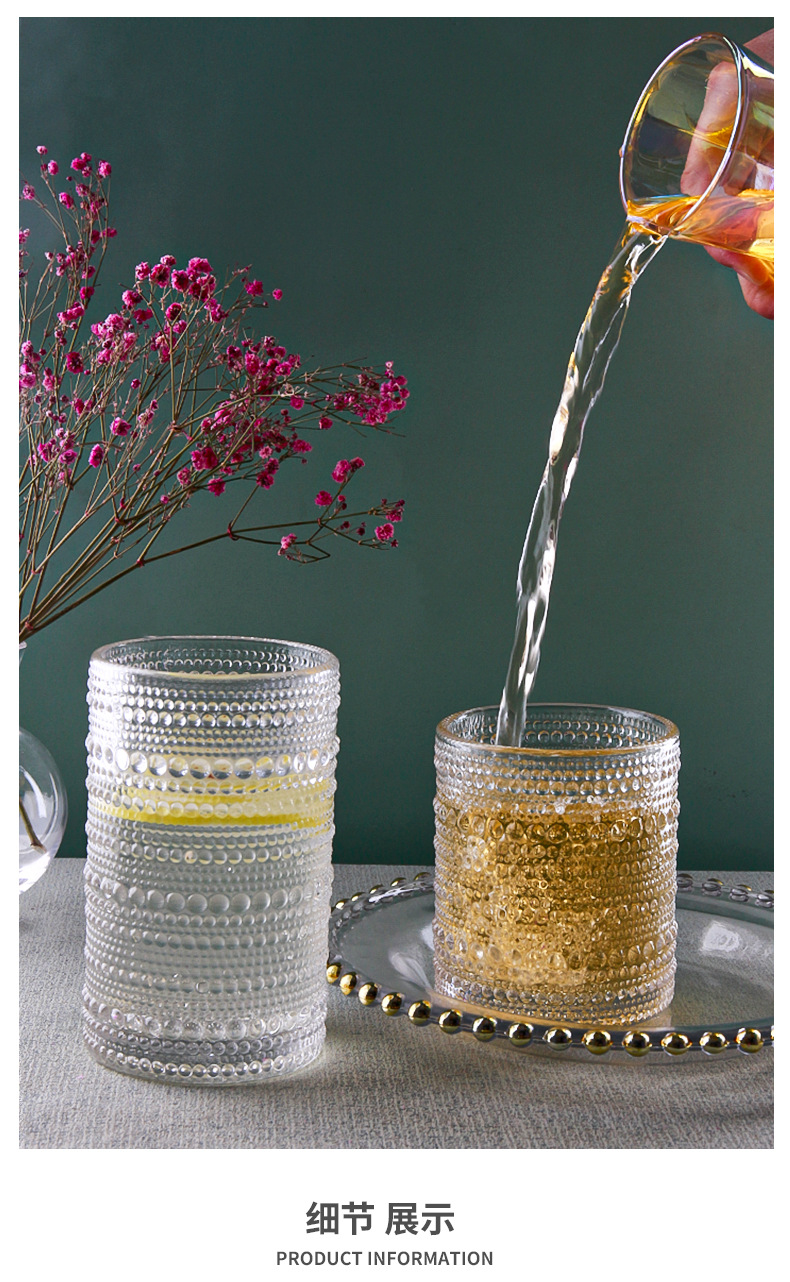 330ml Clear Collection Double Old Fashioned bubble glass Cocktail Glass 11oz