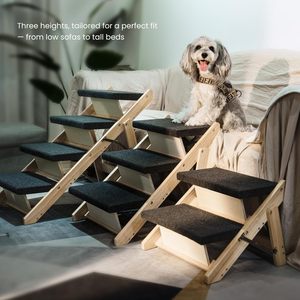 Rampa Regolabile <span class=keywords><strong>per</strong></span> Cani, Pieghevole in Legno <span class=keywords><strong>per</strong></span> Salire su Letto, Divano o <span class=keywords><strong>Auto</strong></span> - Product Image 4