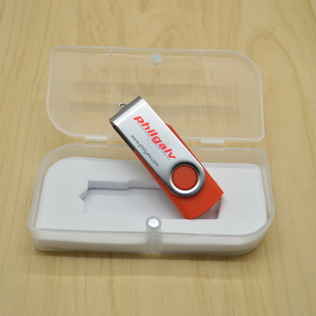 Promotional Metal Swivel USB Flash Drive 128MB~256GB 2.0/3.0 Interface High-Speed Data Saving
