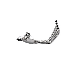 Système d'échappement de tuyau de silencieux d'échappement de moto d'acier inoxydable de titane de vente directe d'usine pour <span class=keywords><strong>Honda</strong></span> CBR650R <span class=keywords><strong>CB650F</strong></span> - Product Image 1