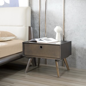 Chinese Classic Design Bed Side Night <strong>Table</strong> Bedroom Solid White <strong>Beech</strong> Wood <strong>Bedside</strong> <strong>Table</strong> - Product Image 1