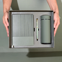 Carnet personnalisé 2026 avec logo, bouteille d'eau intégrée, ensemble de cadeaux d'affaires de luxe pour hommes et femmes, idéal pour les clients