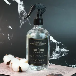 Wholesale Private Label Fragrance 500ml Room Spray Vanilla Musk Cotton Jasmine Air Freshener Spray Home Fragrance