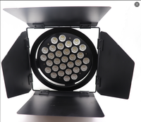 Projecteur de scène LED COB Zoom Par 31*10W haute puissance à faisceau blanc avec volets, support mobile E27, contrôle DMX512 pour parcs à thème, suspendu