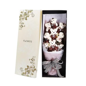 Cajas de Rosas y Flores de Girasol de Grado Alimenticio para Té, Panadería y Confitería, con Barnizado Marrón, Muestra Gratuita de Chocolate - Product Image 2