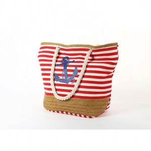 Wholesale Factory Free Sample High Quality Summer <b>Tote</b> Canvas <b>Beach</b> <b>Bag</b> - Product Image 5