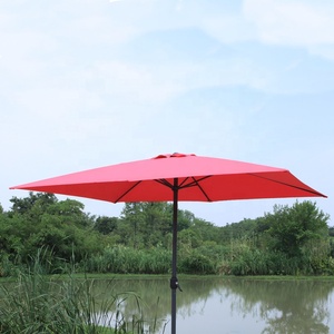 Garden Outdoor Beach <strong>Rectangular</strong> Umbrella 300X200CM <strong>Parasol</strong> - Product Image 3