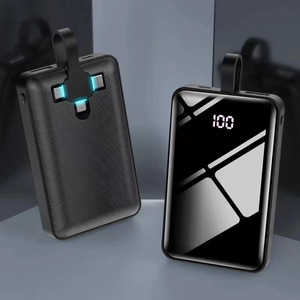 Trung Quốc xách tay 3 1 phổ Slim gương hiển thị kỹ thuật số sạc nhanh ngân hàng giá thấp sạc điện thoại di động 10 Wát chủ ngoài trời - Product Image 4