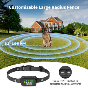 Sistema de Contención para Perros con <span class=keywords><strong>Collar</strong></span> Eléctrico Inalámbrico GPS, Resistente al Agua IPX7 para Exteriores, con 3 Modos de Advertencia: Sonido, Vibración y Choque - Product Image 4