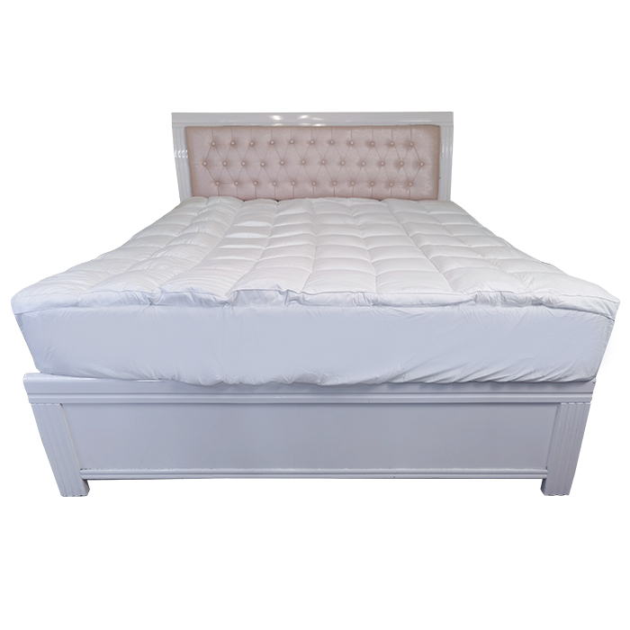 Amazon Hot Selling Fluffy Mattress Topper 100% Polyester Fabric Twin XL Size Breathable Super Soft Bed Mattress Topper Cover