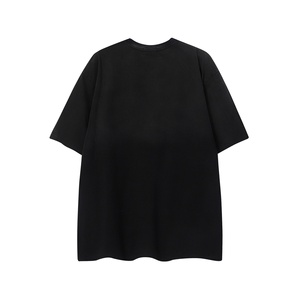 T-shirt Homme Manches Courtes 100% Coton Haute Qualité Printemps-Été Nouveau Style Urbain Rétro Imprimé Étoile et Croix Épineuse Respirant Anti-Boulochage - Product Image 3