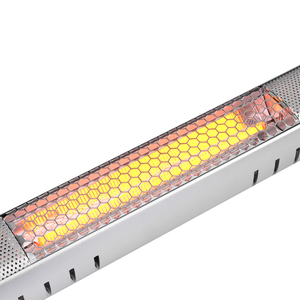 Chauffe-terrasse infrarouge mural résistant aux intempéries 1500W IP65 pour extérieur, patio, balcon, terrasse, en aluminium anodisé, silencieux, avec télécommande - Product Image 2