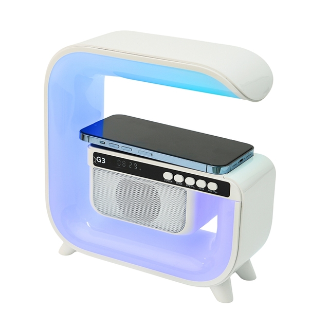 Colorful G3 9-In-1 Modern for Bluetooth Wireless Charging Station Lamp Speaker