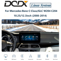 Radio para Auto, Sistema Multimedia CarPlay y Unidad Principal para Mercedes-Benz Clase C/GLC W204 S204 C204 NTG4.0/4.5 10.25"/12.3" 2008-2014