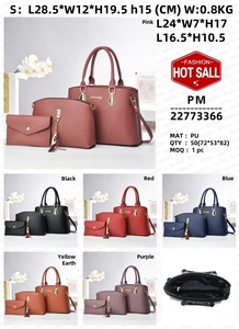 <span class=keywords><strong>Ensemble</strong></span> de 3 Pièces Sacs à <span class=keywords><strong>Main</strong></span> en Cuir PU pour <span class=keywords><strong>Femme</strong></span> : <span class=keywords><strong>Sac</strong></span> Fourre-tout Décontracté, <span class=keywords><strong>Sac</strong></span> Bandoulière, Pochette et <span class=keywords><strong>Portefeuille</strong></span>, Tous Saisons, Logo Personnalisable - Product Image 2