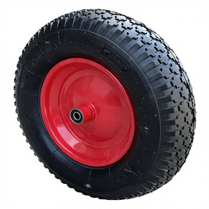 ล้อรถเข็นขนาด 4.00-8 พร้อมยาง  ยางและยางในขนาด 4.00-8 ล้อลมยางขนาด 16 นิ้ว - Product Image 1