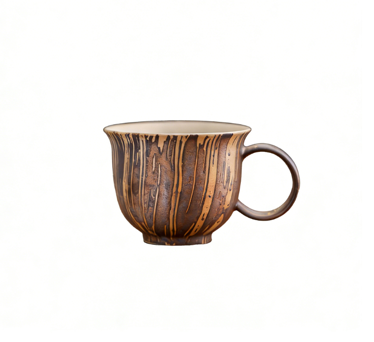 Taza redonda marrón - Capacidad 280ml