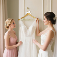 Cintre de mariage en métal pour mariée et marié, design flexible, tolérance de haute précision, marque OEM personnalisable, emballage individuel