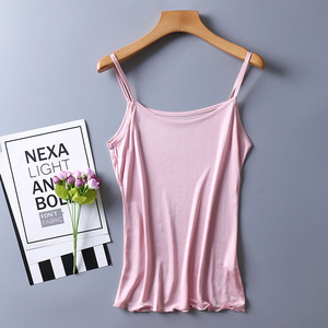 <span class=keywords><strong>Débardeur</strong></span> en soie de mûrier tricoté pour femme, confortable et élégant - Product Image 6