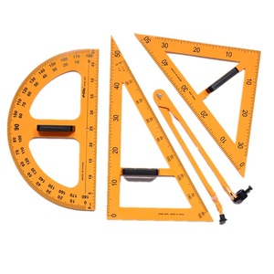 Gelsonlab HSMM-017 - Juego de Herramientas de Dibujo para Pizarra Inteligente y Marcador de Borrado en Seco, Juego de Triángulos, Juego de Cuadrados, Juego de Geometría - Product Image 2