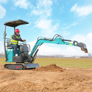 Mini Excavadora de 1 Tonelada, Excavadora de Orugas para Jardín y Granja, Excavadora Hidráulica Compacta de Alta Potencia de Excavación, Motor con Certificación CE y EPA - Product Image 5