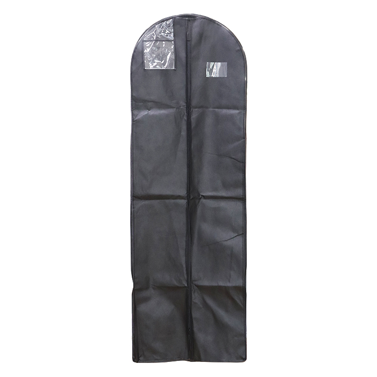 Custom logo reusable mens travel suit cover garment bags for hanging clothes