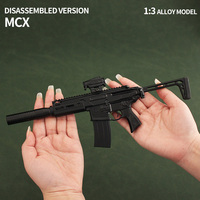 Fusil de sniper jouet réaliste en alliage métallique détachable, modèle Mini SIG MCX, fourni par l'usine