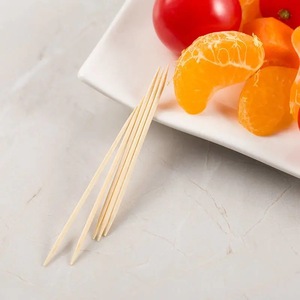 Junda Bamboo Toothpicks 6.5Cm Double-Ended Disposable Pack Of 100 200 For Household Hotel Restaurant Use - Product Image 2