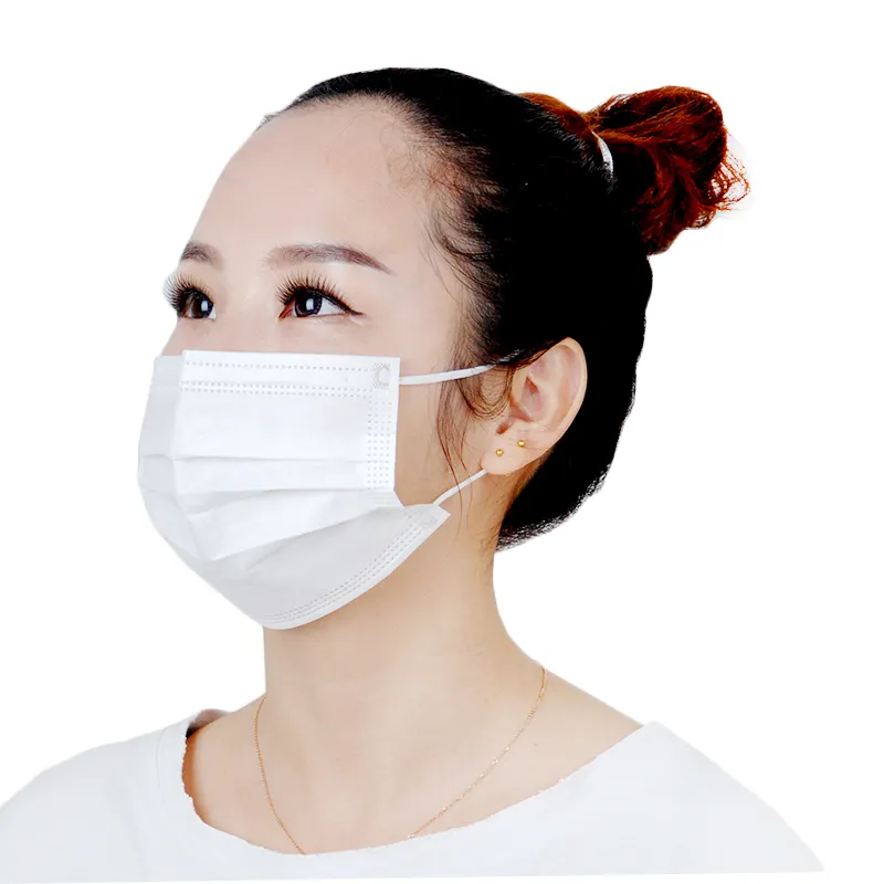 Manufacturers Face Mask Disposable Non Woven Selling Of Face 3 Ply Manufacturers 3 layer Earloop Non Woven Disposable Mask Price