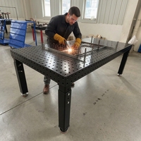 Nouvelle Station de Soudage 3D Haute Précision, Table Industrielle Réglable en Fonte et Acier pour Fabrication, Sans Alimentation Électrique
