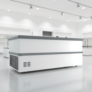 Congelador <span class=keywords><strong>Horizontal</strong></span> con Puerta Corredera de Vidrio de 450L, Congelador Tipo Isla para Supermercado, <span class=keywords><strong>Vitrina</strong></span> Refrigerada - Product Image 4