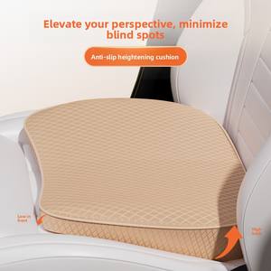 <span class=keywords><strong>Coussin</strong></span> de siège conducteur monobloc rehausseur de hauteur pour voiture, en mousse à mémoire de forme en fibre de polyester, antidérapant, pour l'été - Product Image 1