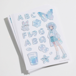 Adorables Pegatinas de Elfo Coloridas para Diario, Taza de Agua, Tarjetas, 50 Hojas de PVC, Pegatinas de Dibujos Animados al por Mayor - Product Image 2