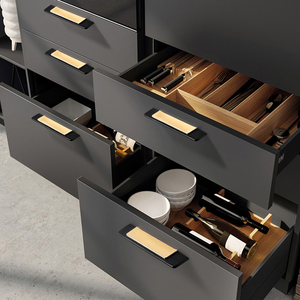 Tủ xử lý thẳng xử lý kéo knobs jaladeras Para muebles thép không gỉ nhà bếp cửa t Bar VT-01.238 nhà bếp <span class=keywords><strong>128mm</strong></span> - Product Image 5