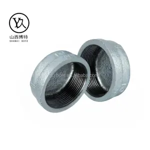 Galvanized Iron Pipe Fitting Factory supply hot dipped gi plumbing material galvanized cap