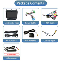 Autoradio Android 2 Din pour Honda Accord 7 2003-2008, Car-play, lecteur vidéo 4G, Wifi, commande au volant, GPS, unité principale