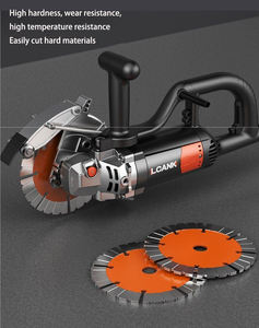 Machine <span class=keywords><strong>à</strong></span> rainurer murale sans brosse <span class=keywords><strong>à</strong></span> courant alternatif électrique haute puissance chasseur de mur en béton et outil de coupe d'<span class=keywords><strong>eau</strong></span> Machine <span class=keywords><strong>à</strong></span> rainurer filaire - Product Image 5