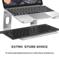 Soporte Premium de Metal Resistente para Laptop, Base Ergonómica de Aluminio para Enfriamiento de Portátiles, para Escritorio de Oficina