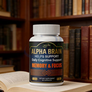 Suplemen <span class=keywords><strong>Herbal</strong></span> Khusus untuk Mendukung Kesehatan Otak, Daya Ingat, Fokus, Imunitas, dan Pertumbuhan Rambut pada Pria, Wanita, Remaja, dan Anak-Anak - Product Image 4